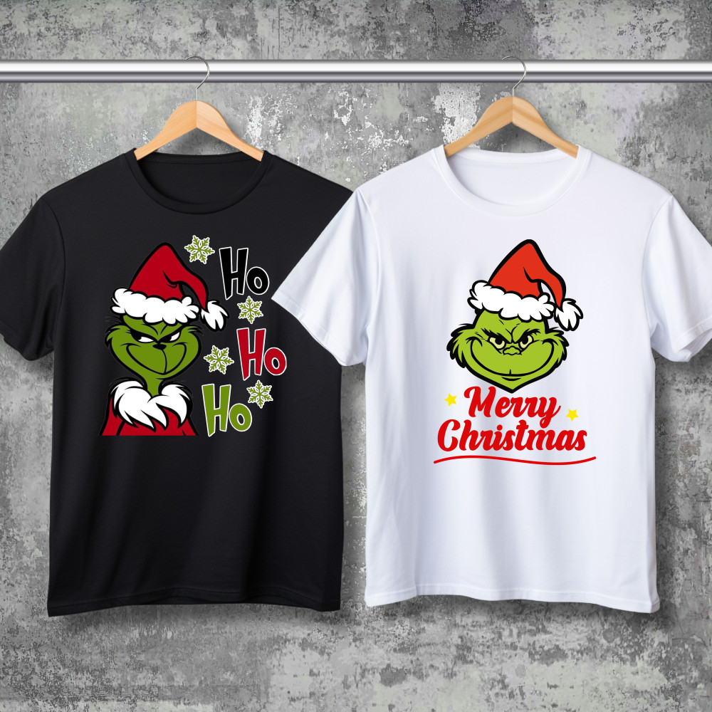 Парні футболки з принтом - Merry Cristmas!