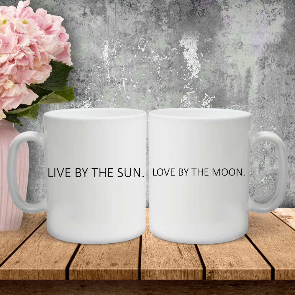 Парные чашки с принтом – Love by the moon!