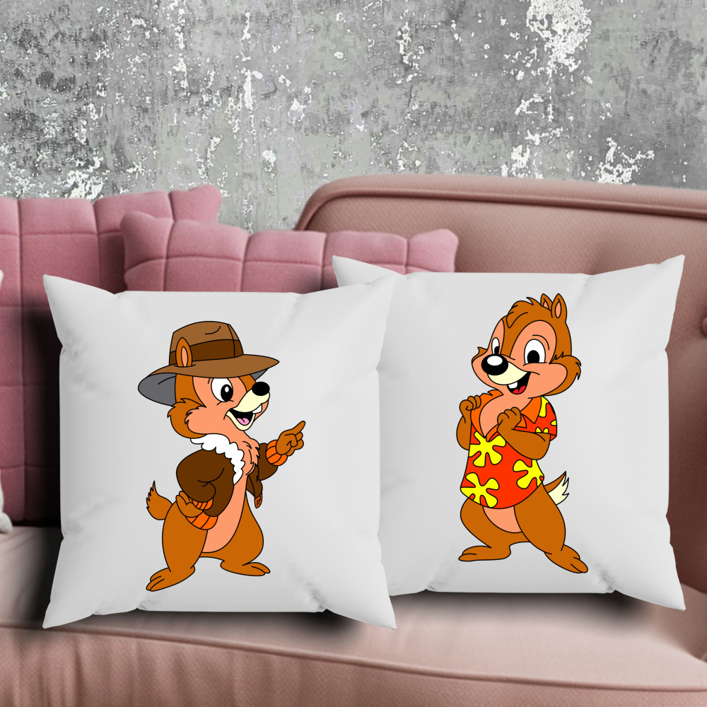 Парні подушки з принтом - Чіп і Дейл!