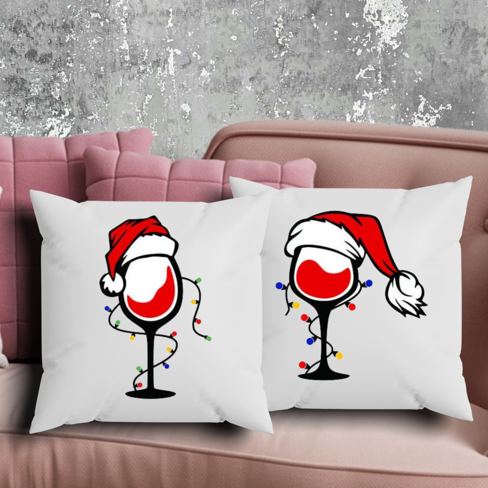 Парні подушки з принтом - Merry Christmas!