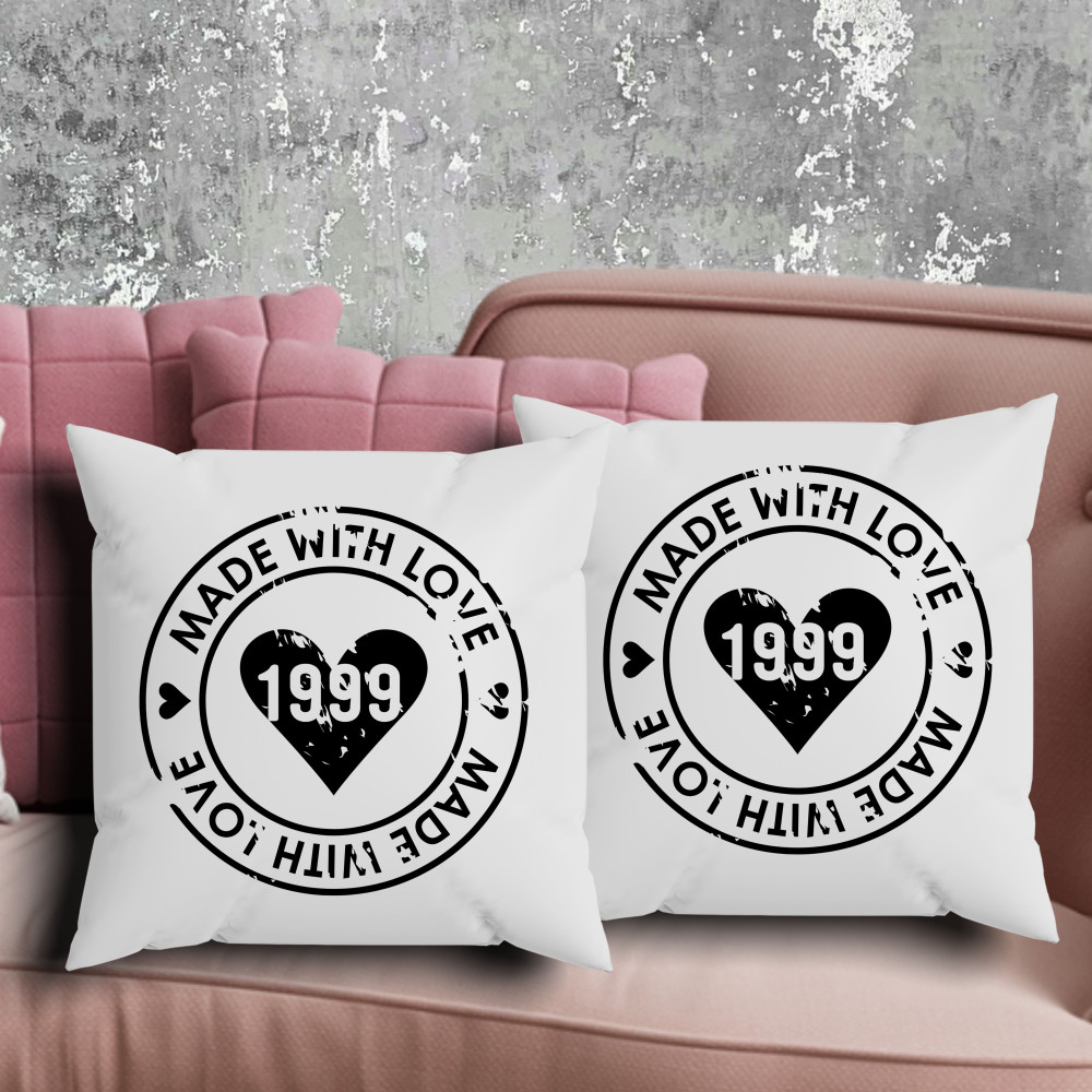 Парні подушки з принтом - Made with love!
