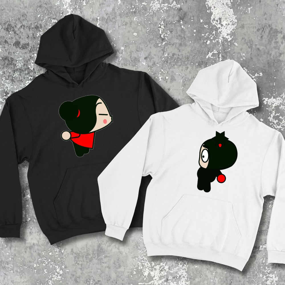 Парні худі з принтом - Pucca!