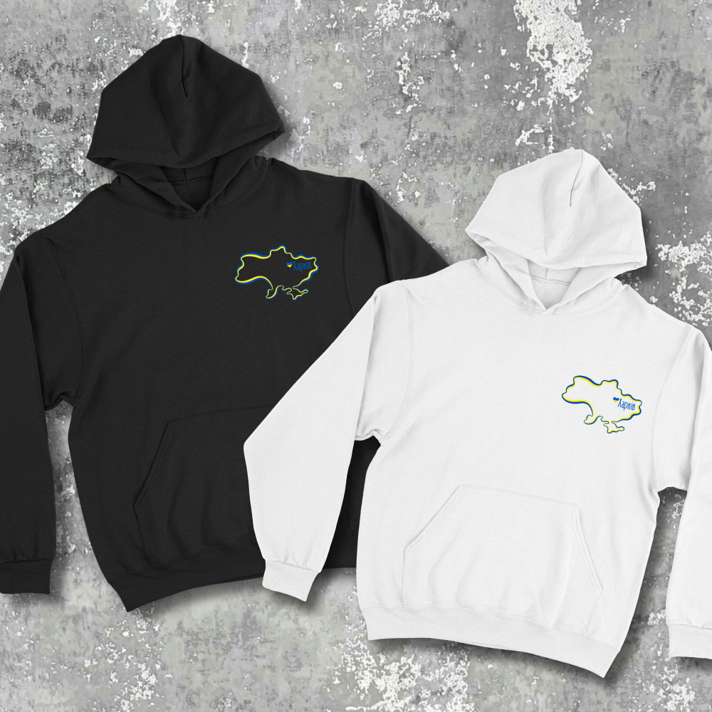 Парные худи с принтом - Харьков!