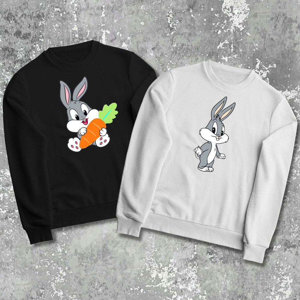 Парні світшоти з принтом - Bugs bunny!