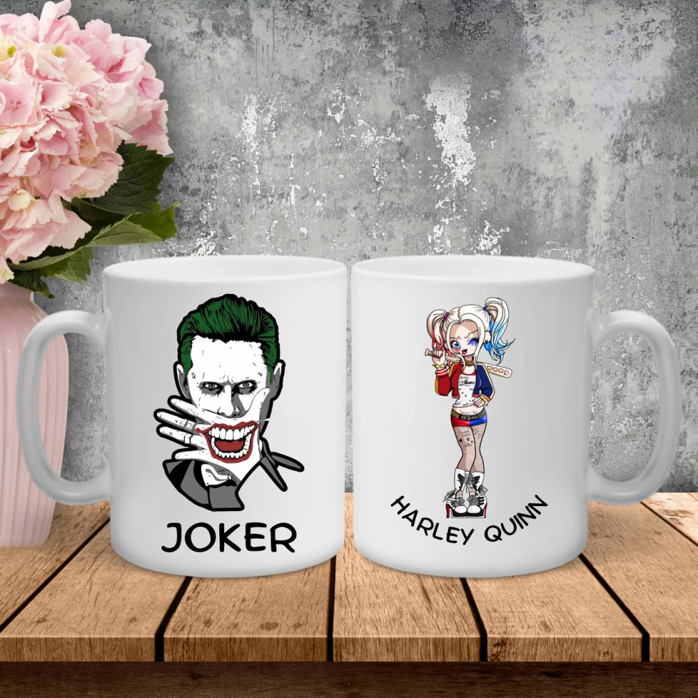 Парные чашки с принтом –  Joker|Harley Quinn
