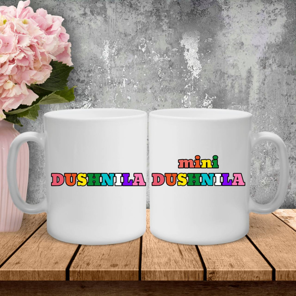 Парні чашки з принтом - Dushnila|mini Dushnila
