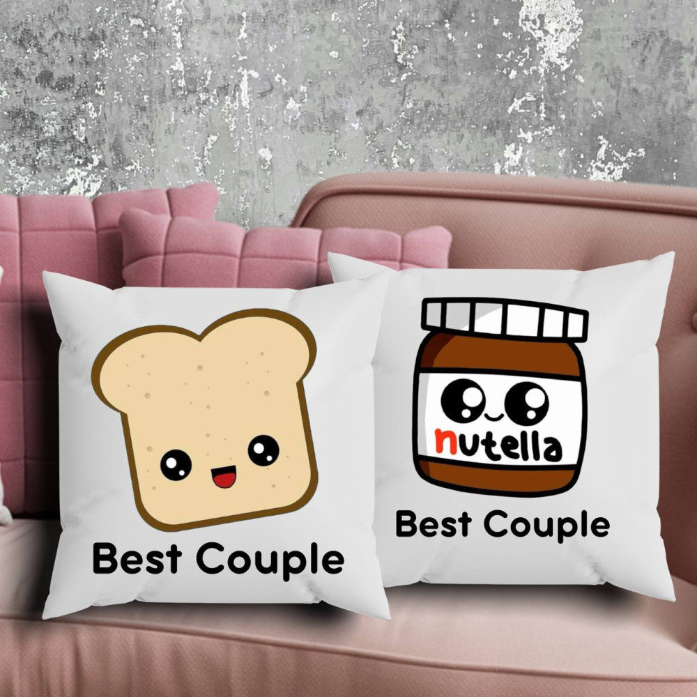 Парні подушки з принтом - Best Couple!