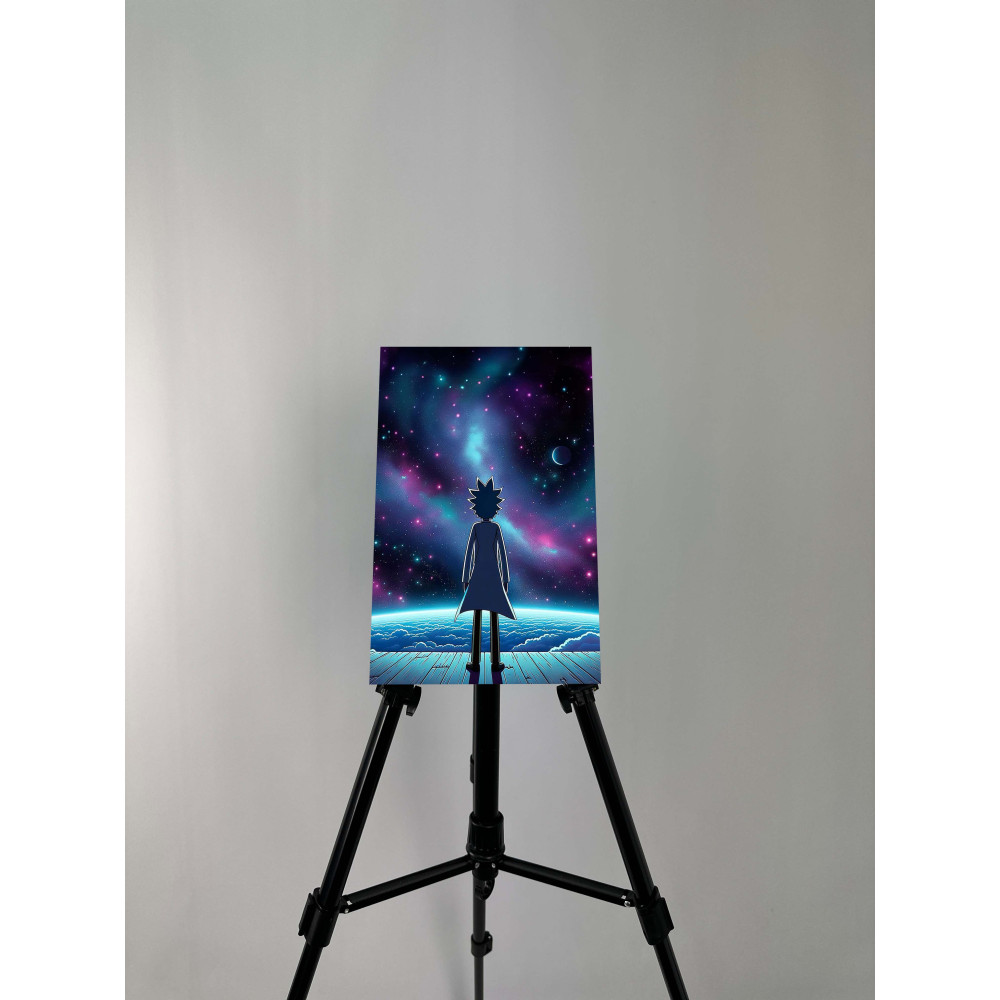 Картина на металі - Рік та Морті!