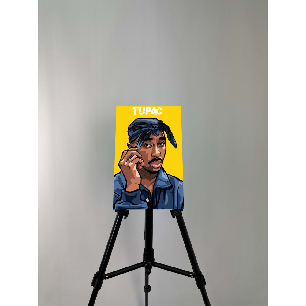 Картина на металі - Tupac Shakur!