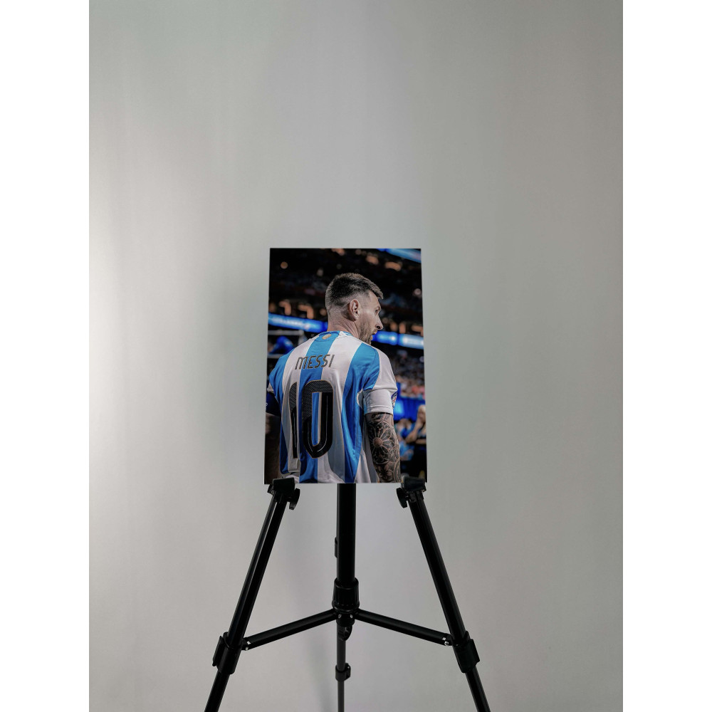 Картина на металі - Lionel Messi!
