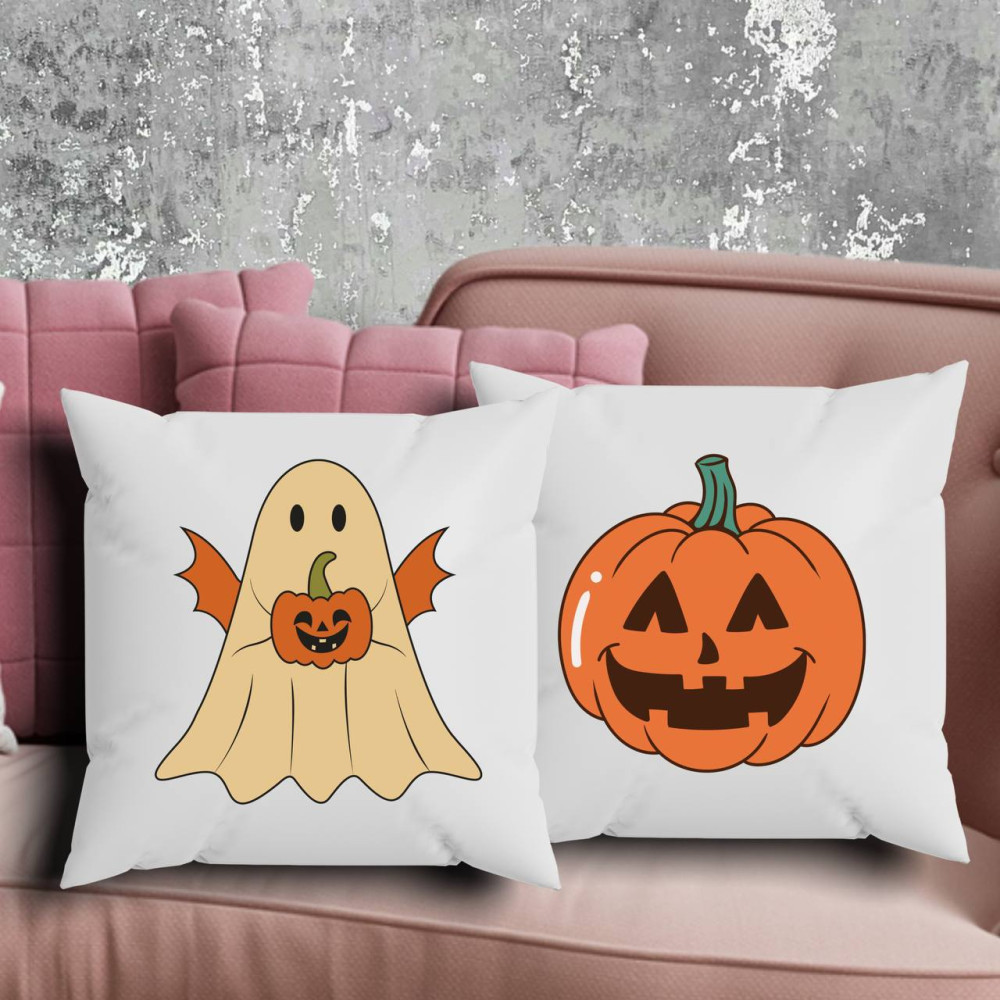 Парні подушки з принтом - Хелловін!