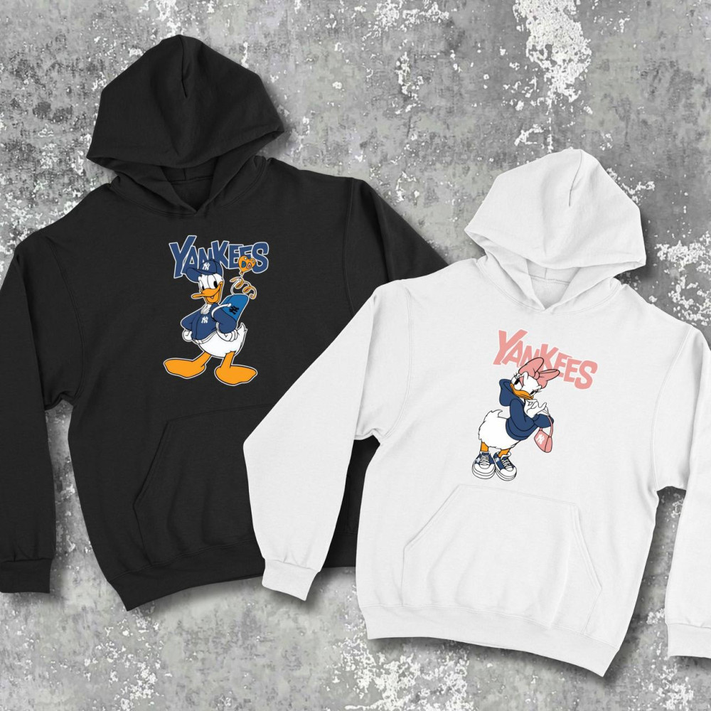 Парные худи с принтом -  YANKEES!