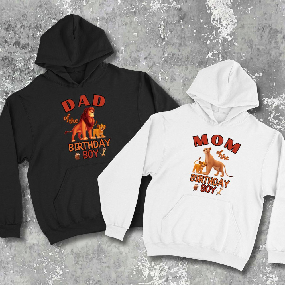 Парні худі з принтом - Birthday boy!