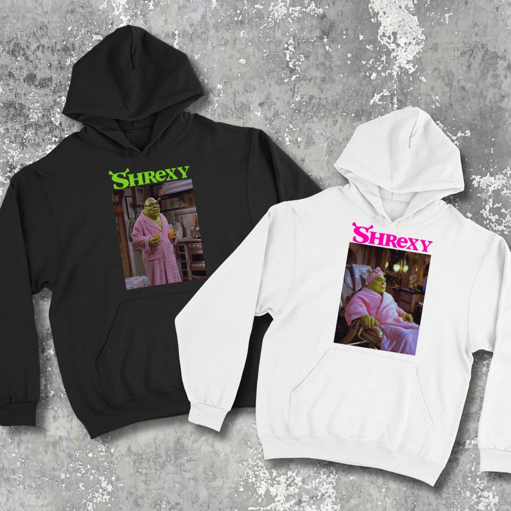 Парные худи с принтом -  Shrexy!