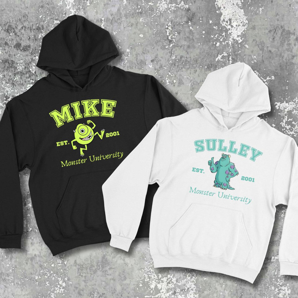 Парні худі з принтом - Monster University!