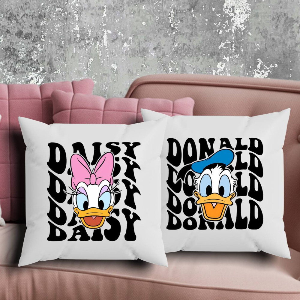 Парні подушки з принтом - Donald\Daisy!