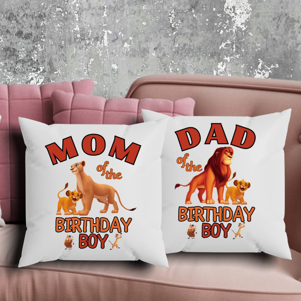 Парні подушки з принтом - Dad\Mom!