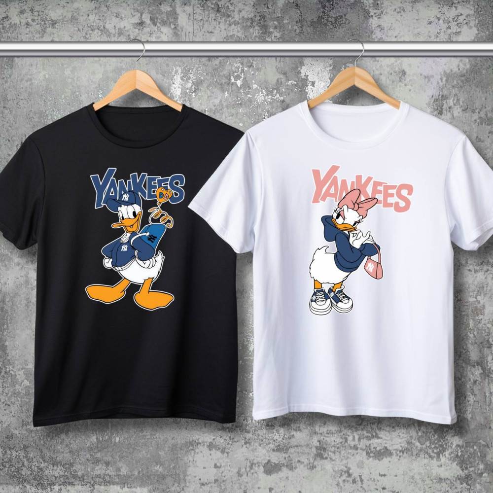 Парні футболки з принтом -  Yankees!
