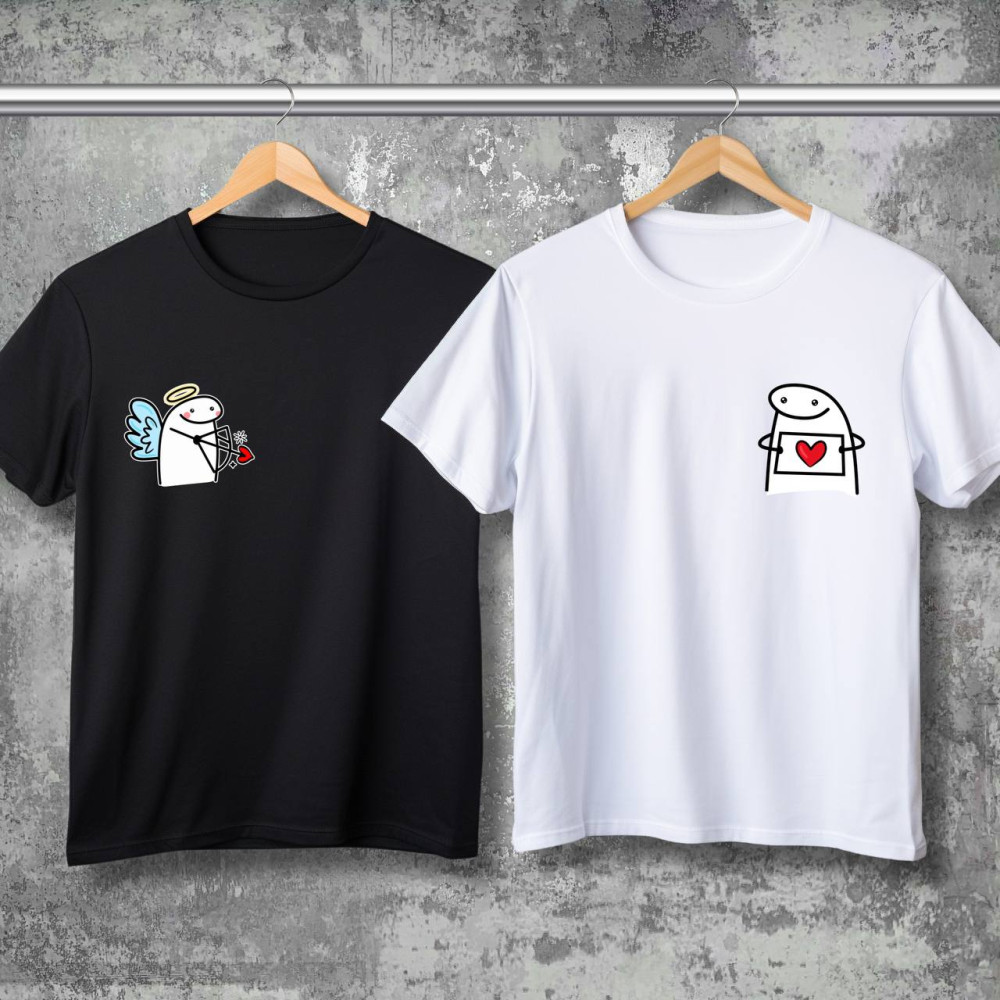 Парні футболки з принтом -  Меми!