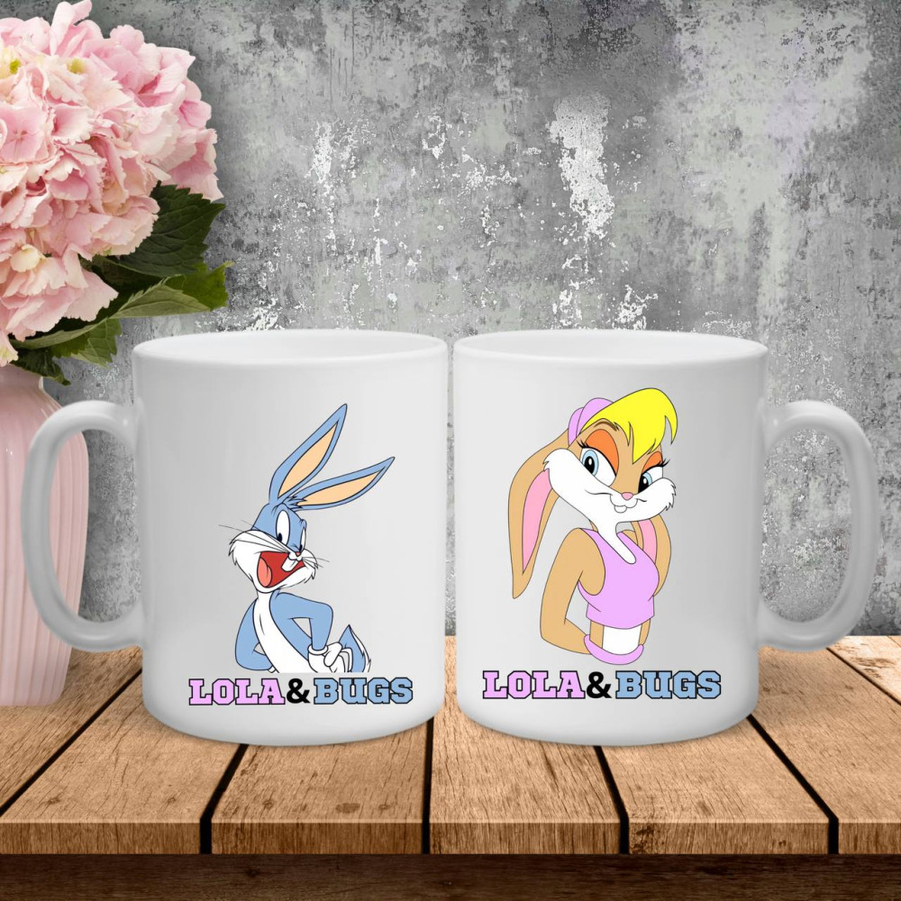 Парні чашки з принтом -  LOLA&BUGS