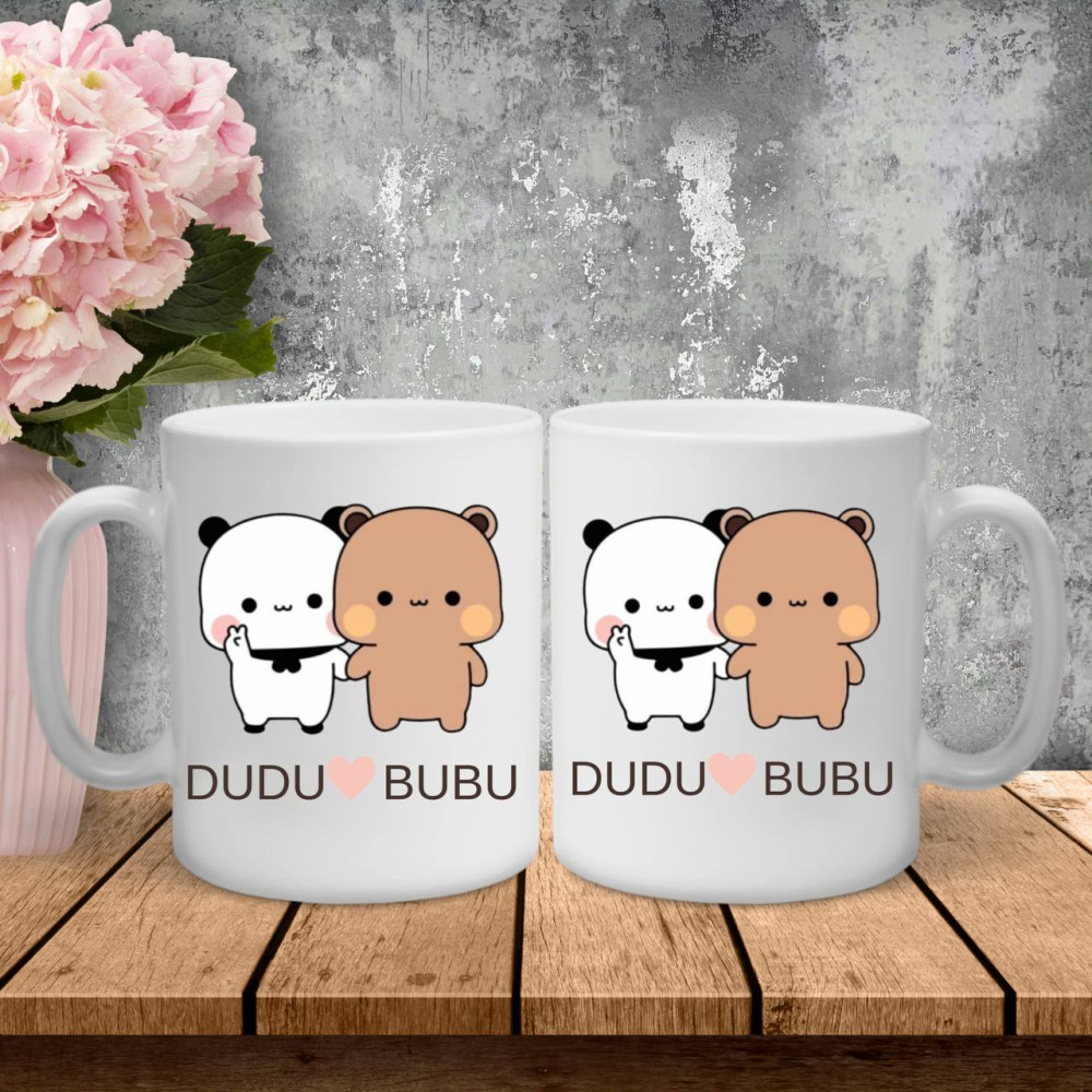 Парні чашки з принтом - DUDU\BUBU!