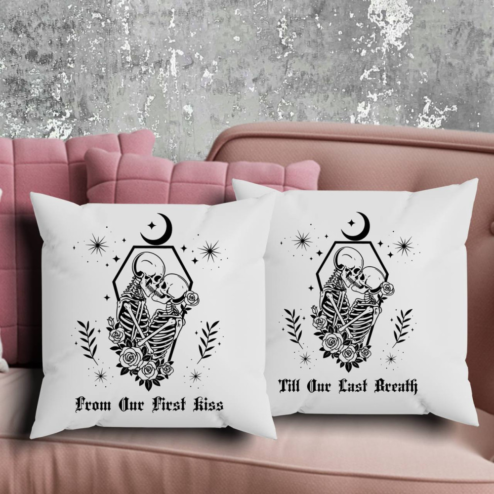 Парні подушки з принтом - From our first kiss!