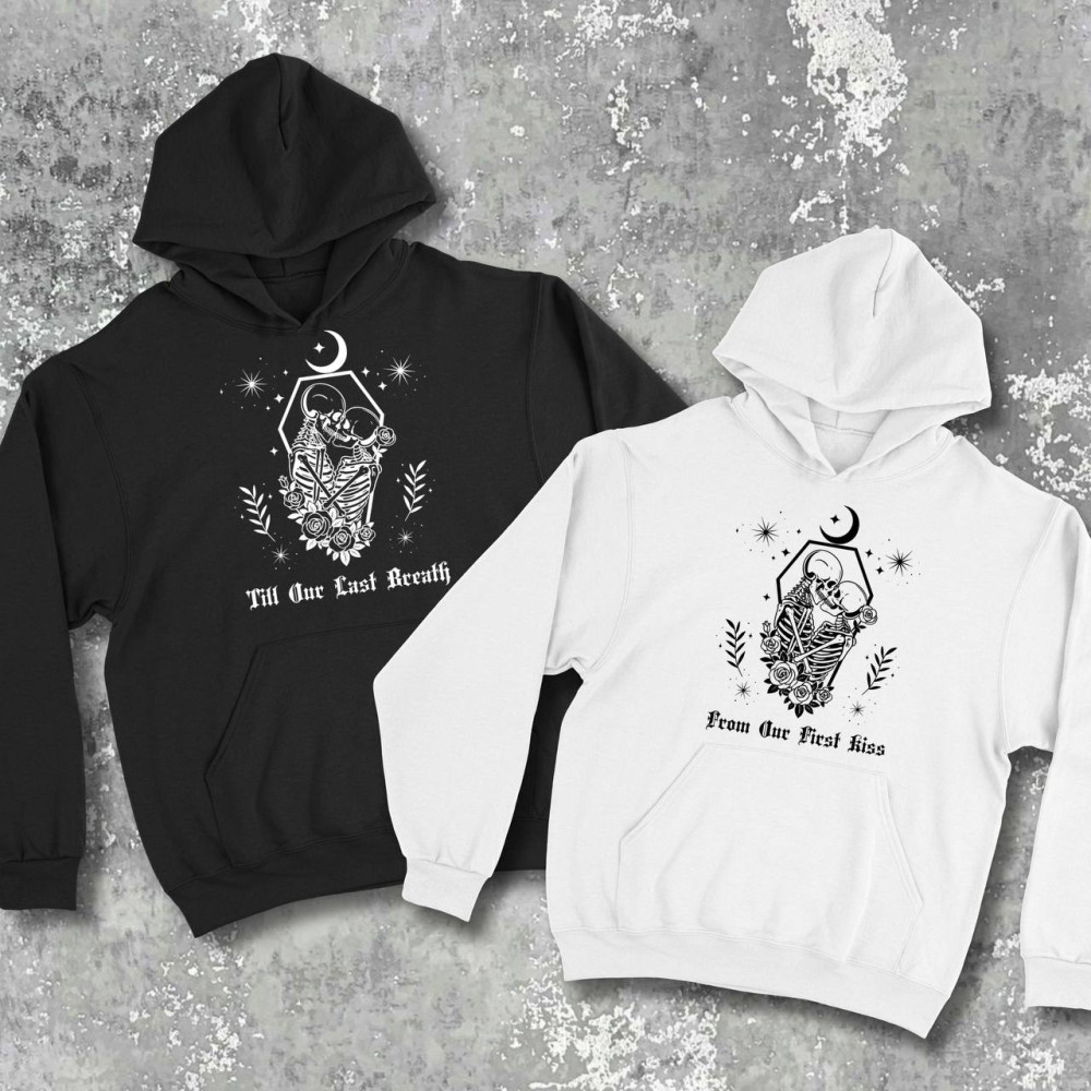 Парні худі з принтом - From our first kiss!
